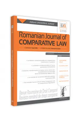Romanian Journal of Comparative Law nr. 1/2019