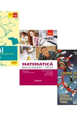Pachet Bacalaureat 2026. Eseul. Literatura Romana. Pregatire individuala pentru proba scrisa, Matematica M1. Teste si Chimie organica pentru liceu. Sinteze. Probleme. Teste - Liliana Paicu, Rodica Manolescu, Elena Alexandrescu