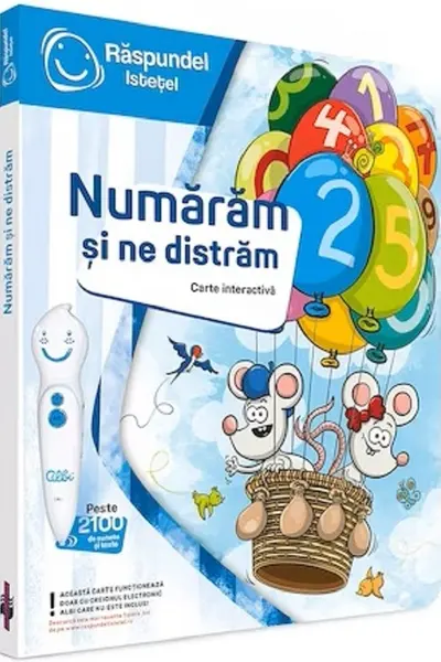 Carte interactivă: Răspundel Istețel. Numărăm și ne distrăm