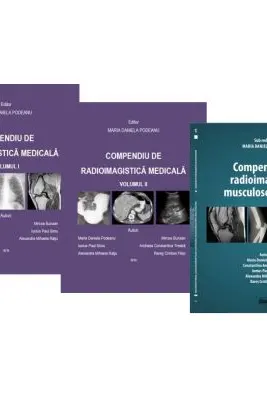 Set 3 carti Compendiu de radioimagistica medicala si musculoscheletala