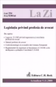 LEGISLATIA PRIVIND PROFESIA DE AVOCAT (COD 334) ACTUALIZAT LA 05.11.2008
