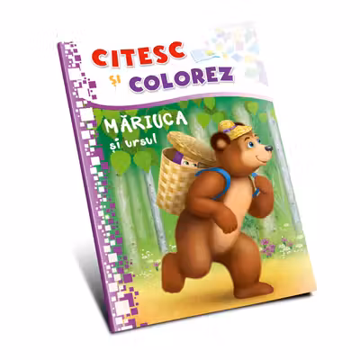 Citesc si colorez - Mariuca si ursul