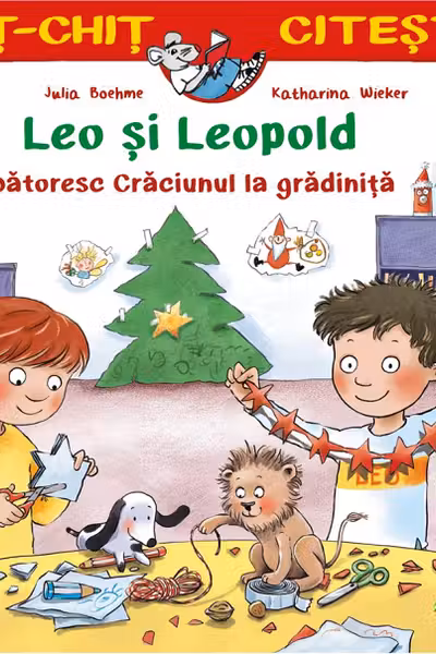 Leo si Leopold sarbatoresc Craciunul la gradinita