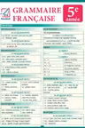 Pliant Grammaire Francaise 5e annee