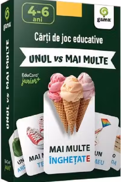 Unul vs Mai Multe. Carti de Joc Educative