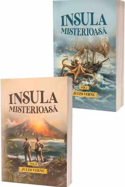 Pachet 2 Volume: Insula misterioasă