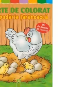 Carte de colorat Gospodaria taraneasca (96 de desene de colorat)