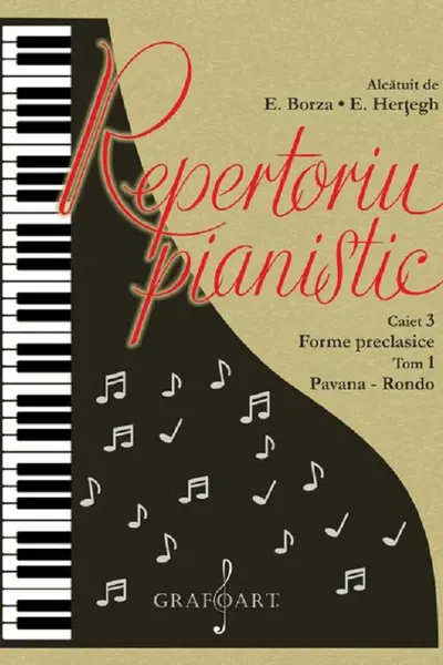 Repertoriu pianistic. Caietul 3: Forme preclasice, Tom 1, Pavană Rondò
