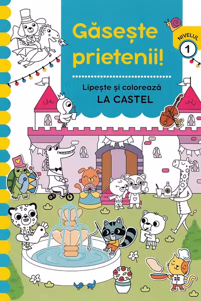 Lipeste si coloreaza la castel