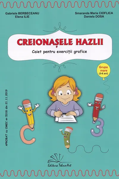Creionașele hazlii. Grupa mare