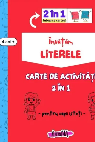 Carte de activități Învățăm Literele