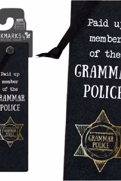 Literary Bookmarks: Grammar Police