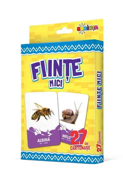 27 de cartonase. Fiinte mici