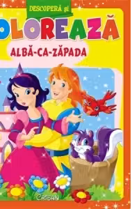 Alba ca Zapada (Descopera si coloreaza)