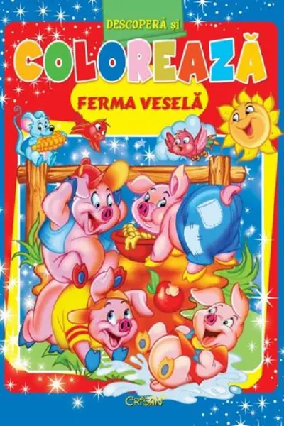 Ferma veselă. Descoperă și colorează