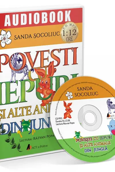 CD Povești cu iepuri și alte animale din junglă