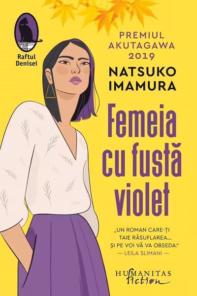 Femeia cu fusta violet