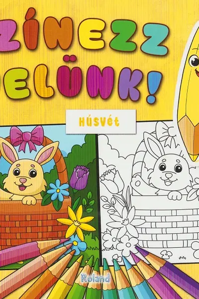 Színezz velünk! Husvet. Colorează cu noi. Paștele