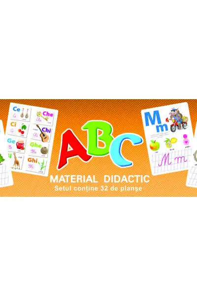 Planse ABC in culori cu imagini