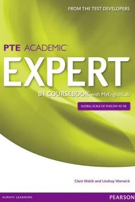 Expert Pearson Test of English Academic B1 Coursebook with MyEnglishLab