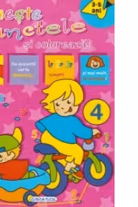 Uneste punctele si coloreaza! 4 (3-5 ani)