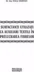 Surfactanti utilizati ca auxiliari textili in prelucrarea fibrelor