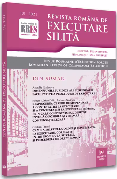 Revista română de executare silită Nr.3/2021