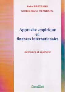 Approche emipirique en finances internationales - exercises et solutions