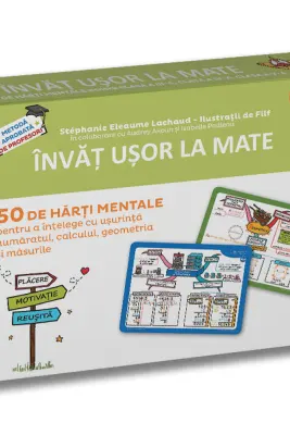 Invat usor la mate. 50 de harti mentale, volumul 2. Clasele 3-5