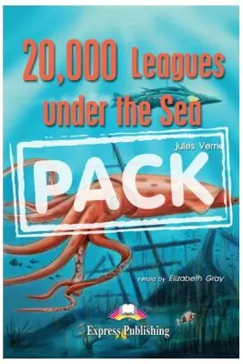 Literatura adaptata pentru copii 20 000 Leagues Under the Sea SET Carte + Multi-ROM + Caiet de activitati
