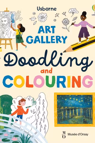 Art Gallery Doodling and Colouring