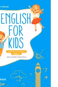 English for kids Caiet de lucru pentru clasa 1, editie alb-negru 2026