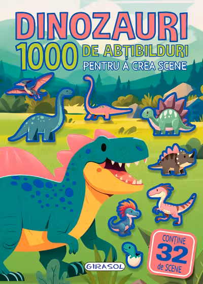 1000 de abtibilduri - Dinozauri