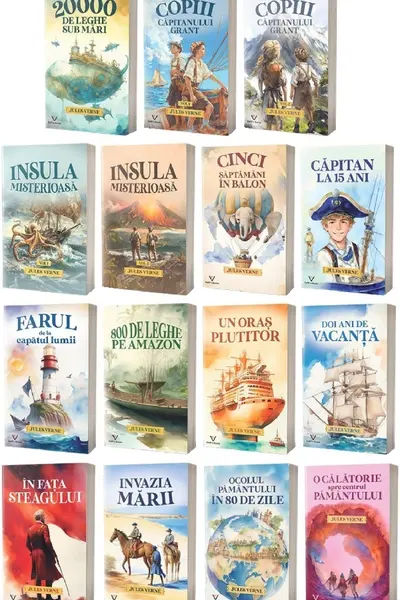 Pachet 15 volume: Jules Verne