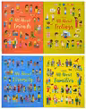Usborne All About Feelings Friends and Families My First Books 4 Book Set