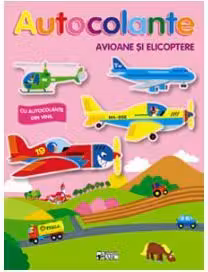 Autocolante. Avioane si elicoptere.
