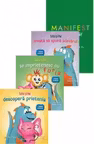 Pachet Manifestul emotiilor (4 carti): 1. Manifest pentru copii; 2. Tzitzi si Poc descopera prietenia; 3. Tzitzi si Poc se imprietenesc cu furia; 4. Tzitzi si Poc invata sa spuna adevarul