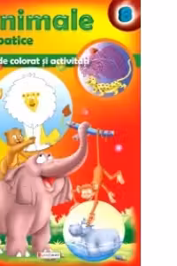 Animale salbatice - Carte de colorat si activitati