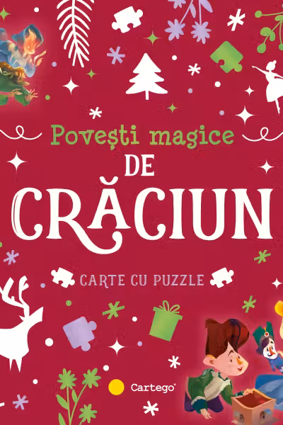 Povesti magice de Craciun. Carte cu puzzle