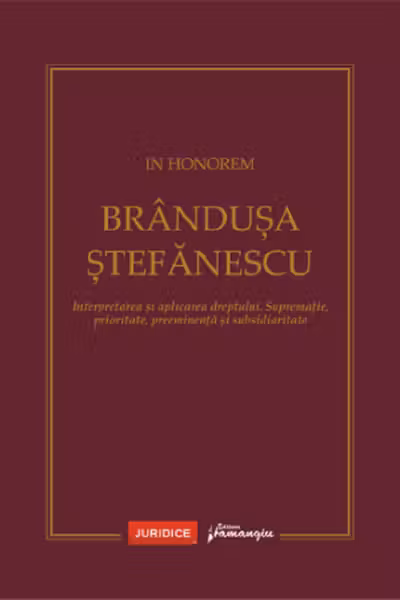 În Honorem Brândușa Ștefănescu