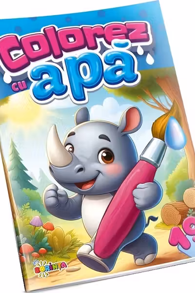 Colorez cu apa 19 - Rinocer