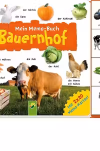 Mein Memo-Buch Bauernhof: Mit 2 x 20 Memo-Karten!