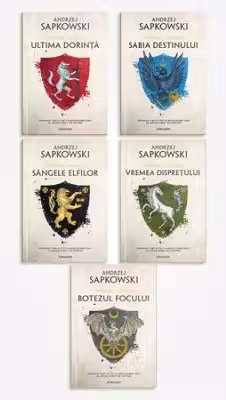 Pachet Witcher 5 volume, editia 2019 - Andrzej Sapkowsk