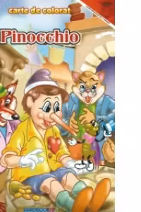 Pinocchio. Carte de colorat + poveste (format A4)