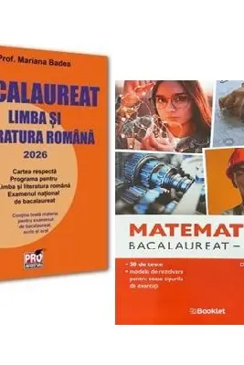 Pachet Bacalaureat 2026. Limba si literatura romana si Matematica M2 Tehnologic. Teste - Mariana Badea, Daniela Stoica