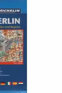 Berlin - Stadtplan und Register (1 cm: 220 m)