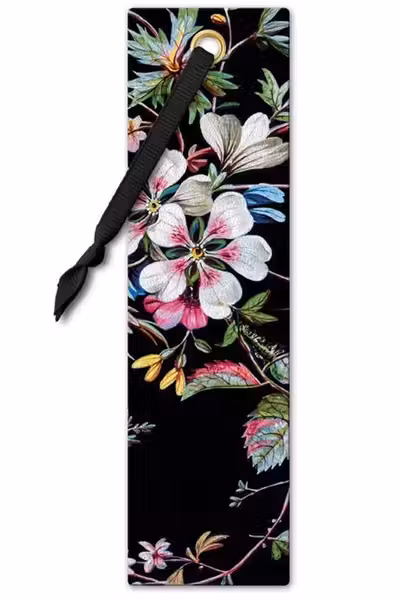 V&A Bookmarks: Black Floral