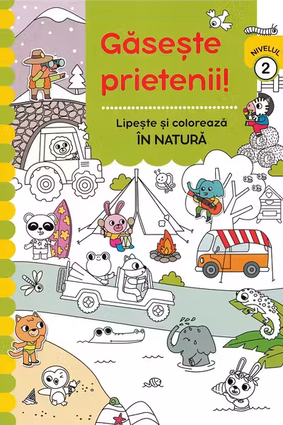 Lipeste si coloreaza in natura