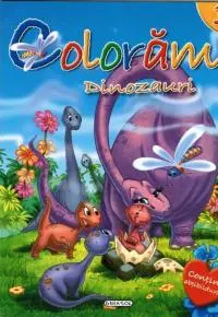 Colorăm 3: Dinozauri (Conține abțibilduri)