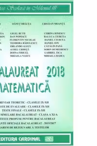 Bacalaureat 2018 Matematica